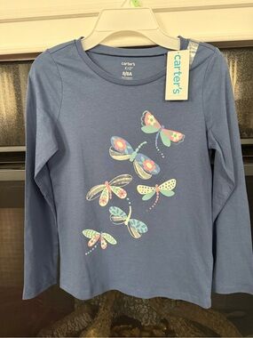 🦋 🌸🦋 NWT Carter's Blue Long-Sleeve shirt